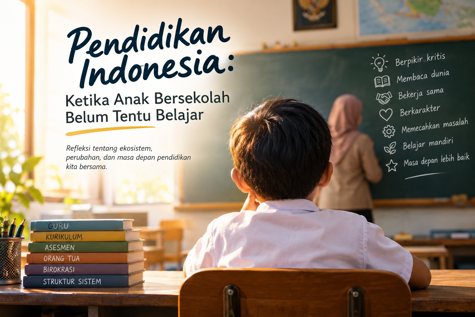 Pendidikan Indonesia: Ketika Anak Bersekolah Belum Tentu Belajar